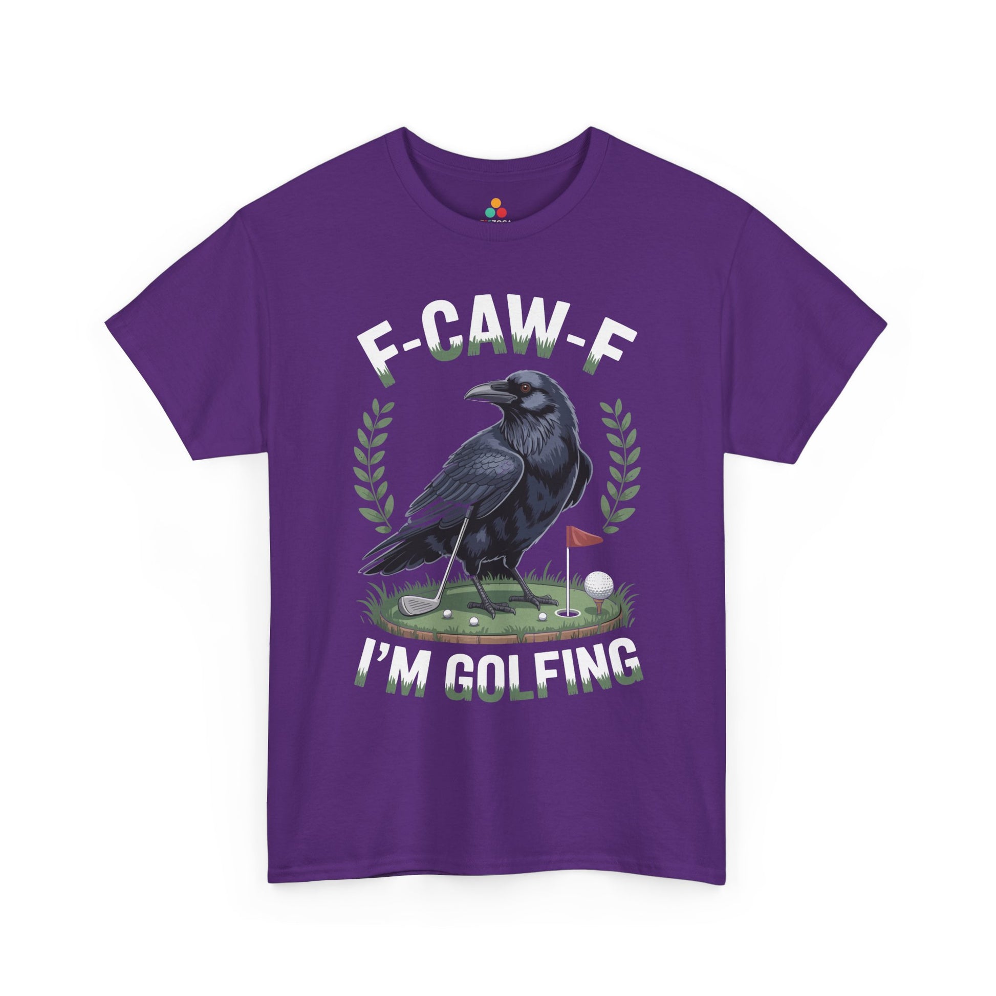 F-Caw-F I'm Golfing Funny Crow Unisex T-shirt | TEEZOCA 