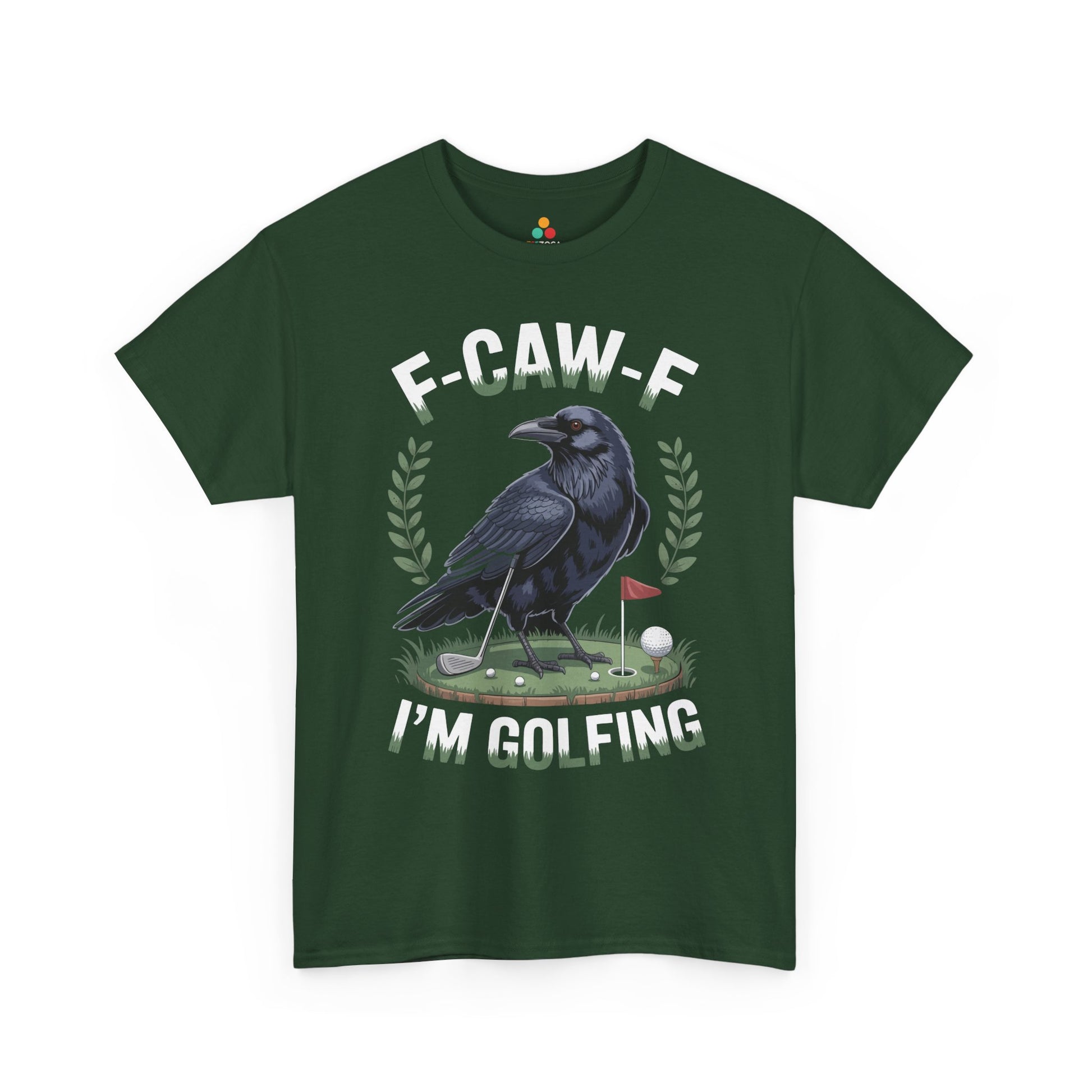 F-Caw-F I'm Golfing Funny Crow Unisex T-shirt | TEEZOCA 