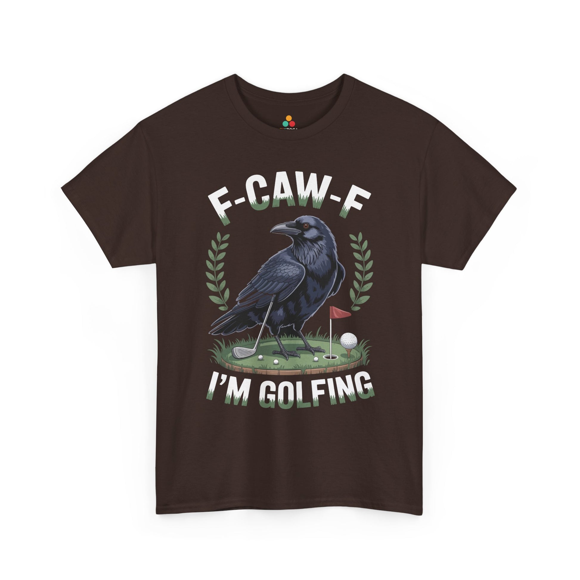 F-Caw-F I'm Golfing Funny Crow Unisex T-shirt | TEEZOCA 
