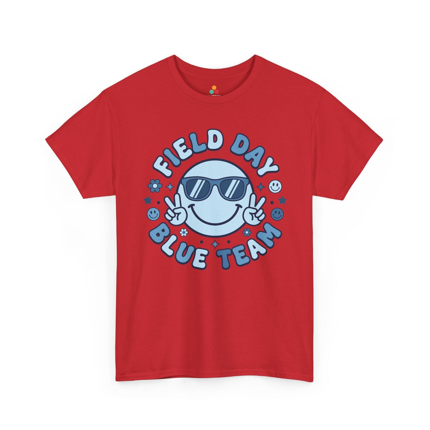 Field Day Shirts Blue Team Cute Graphic Unisex T-shirt | TEEZOCA 