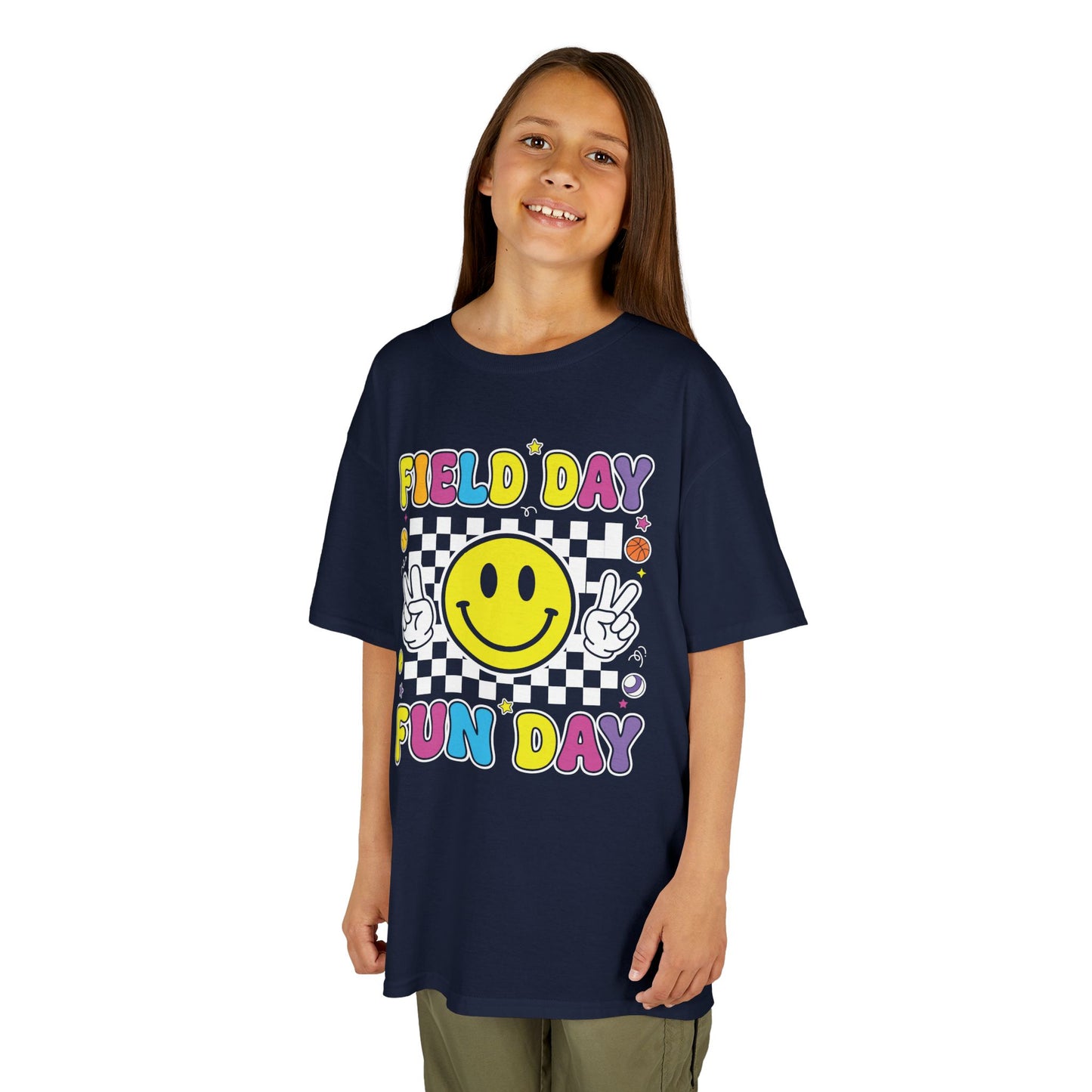 Cute Field Day Shirts Kids T-shirt for Fun Day School Games | TEEZOCA 