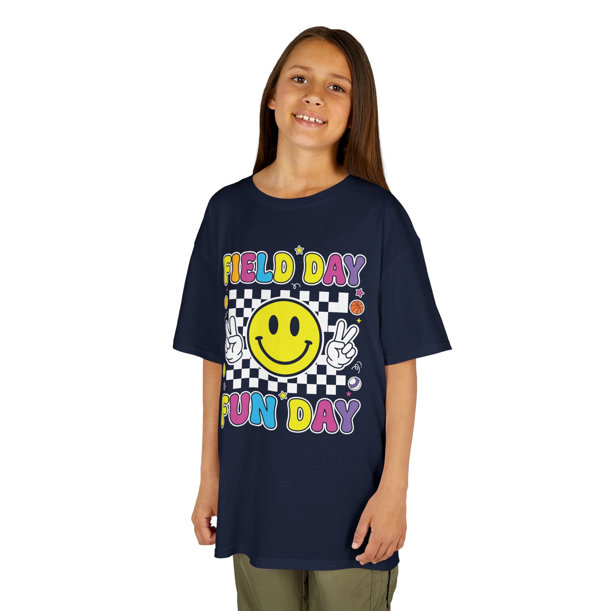 Cute Field Day Shirts Kids T-shirt for Fun Day School Games | TEEZOCA 