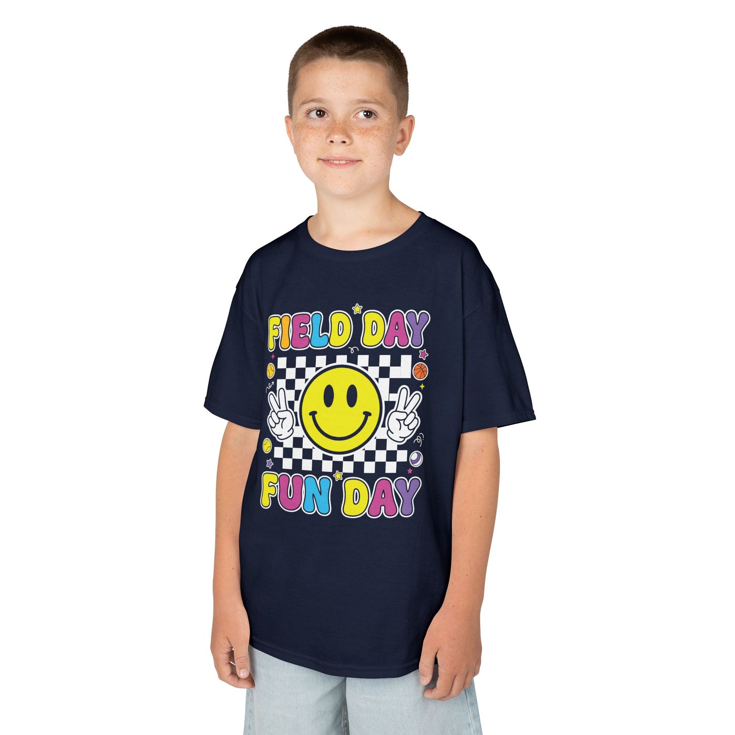 Cute Field Day Shirts Kids T-shirt for Fun Day School Games | TEEZOCA 