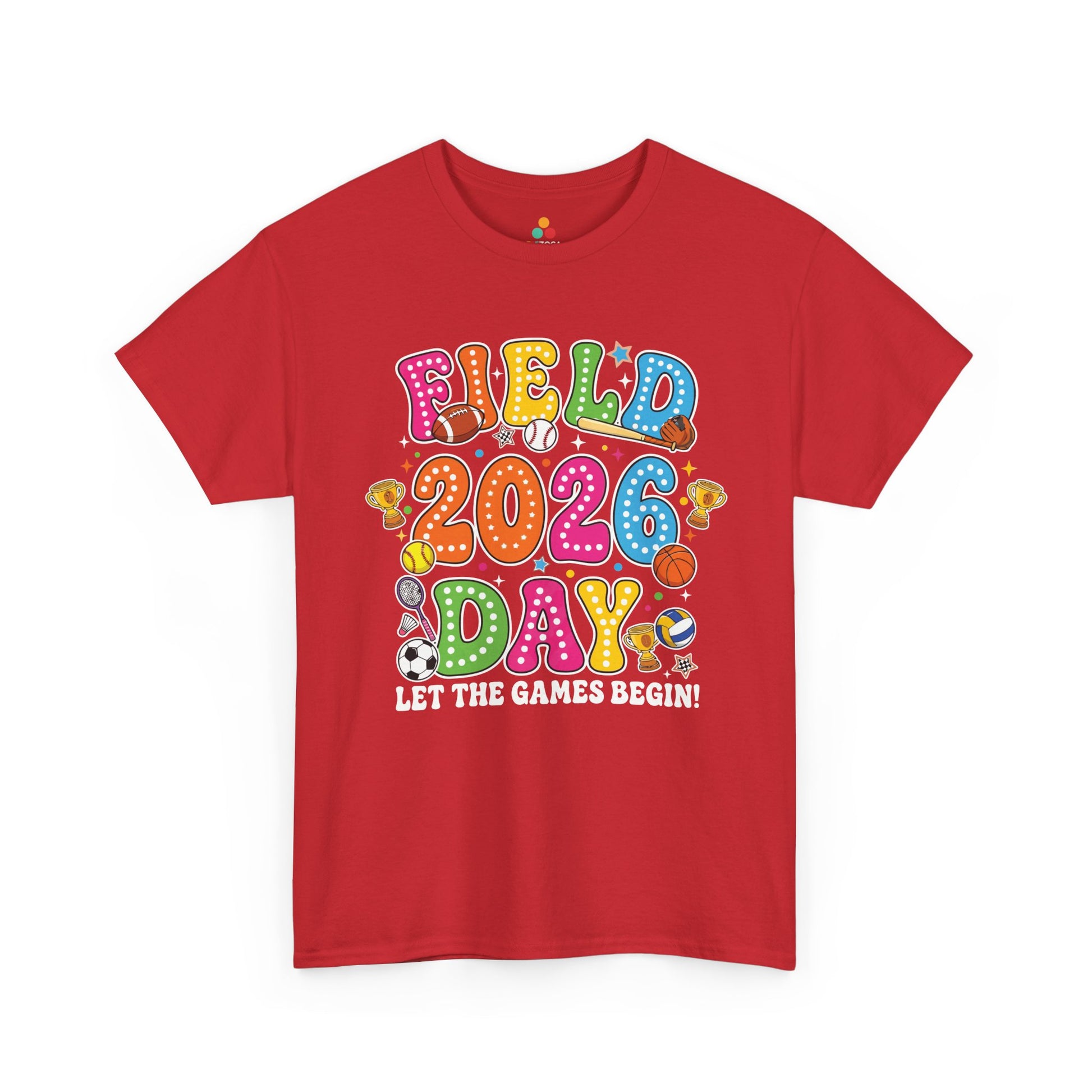 Field Day Shirts Let the Games Begin Cute Graphic Unisex T-shirt | TEEZOCA 
