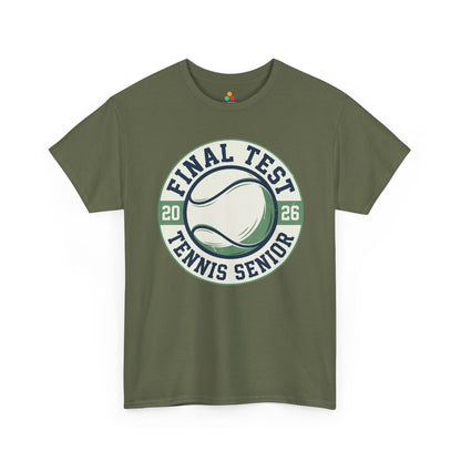 Final Test Tennis Senior 2026 Funny Graduation Unisex T-shirt | TEEZOCA 