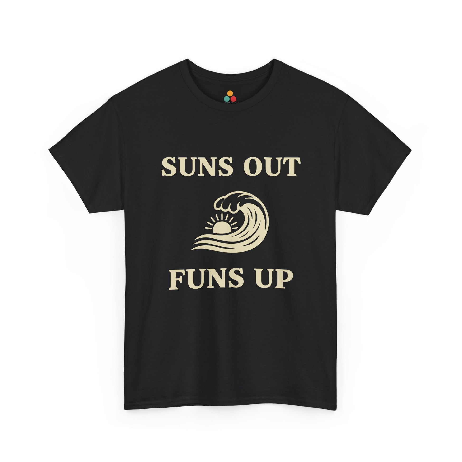 Suns Out Funs Up T-Shirt – Retro Summer Wave Surfing Gift | TEEZOCA 