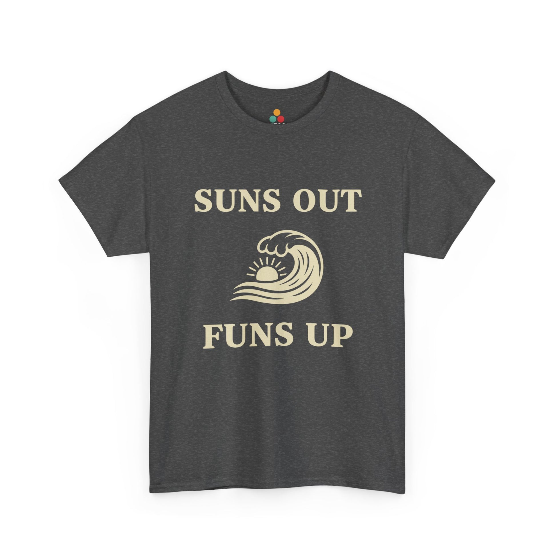 Suns Out Funs Up T-Shirt – Retro Summer Wave Surfing Gift | TEEZOCA 