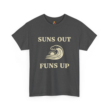 Suns Out Funs Up T-Shirt – Retro Summer Wave Surfing Gift | TEEZOCA 