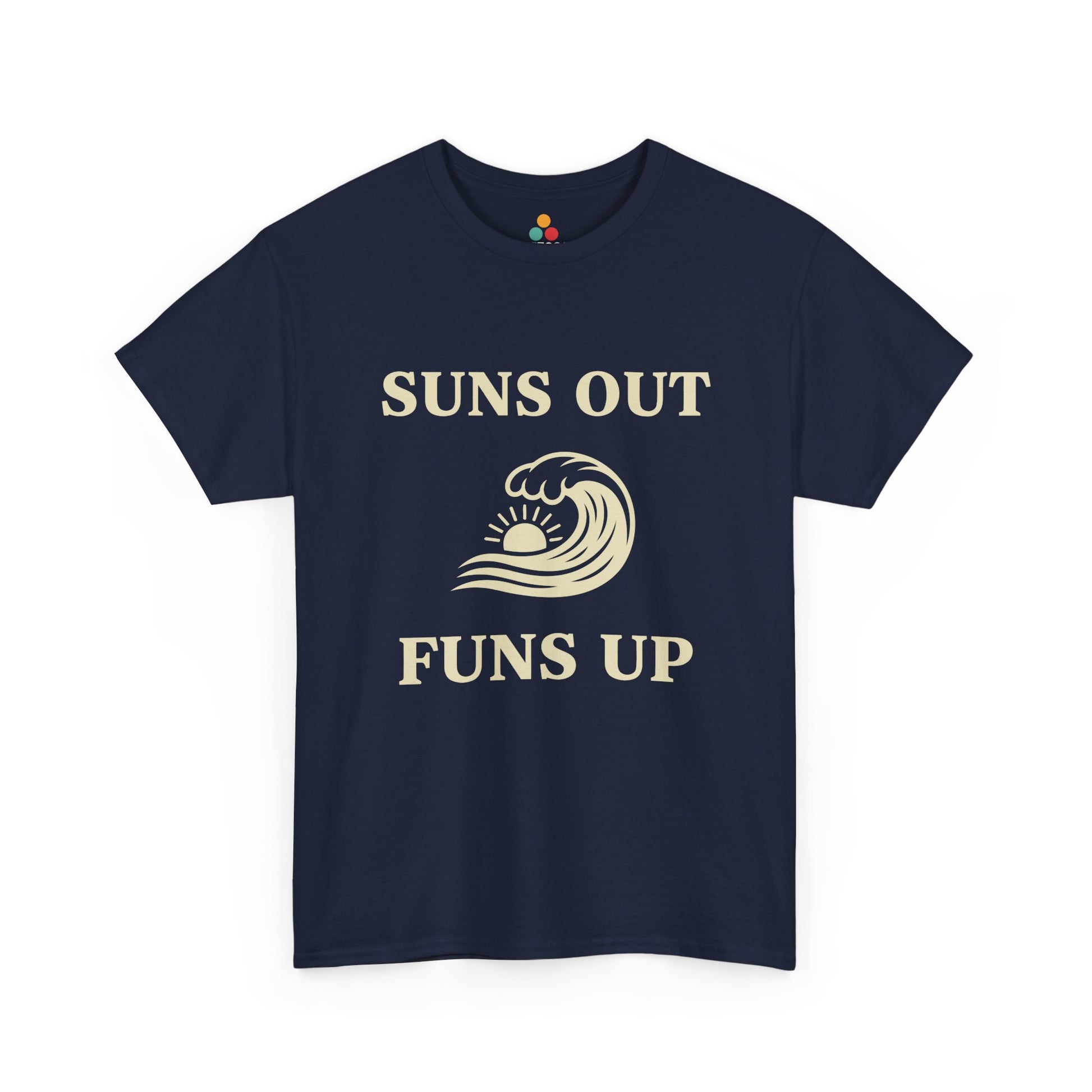 Suns Out Funs Up T-Shirt – Retro Summer Wave Surfing Gift | TEEZOCA 