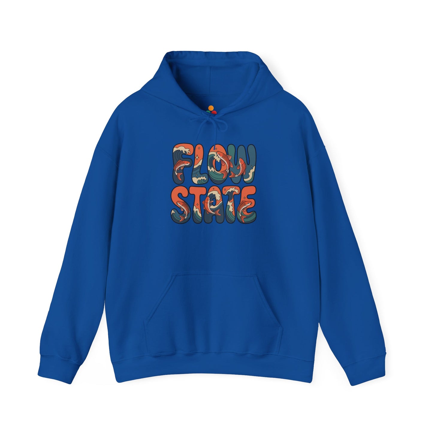 Flow State Koi Fish Art Unisex Heavy Blend Hoodie | TEEZOCA flow state artistic koi Unisex Heavy Blend Hoodie 