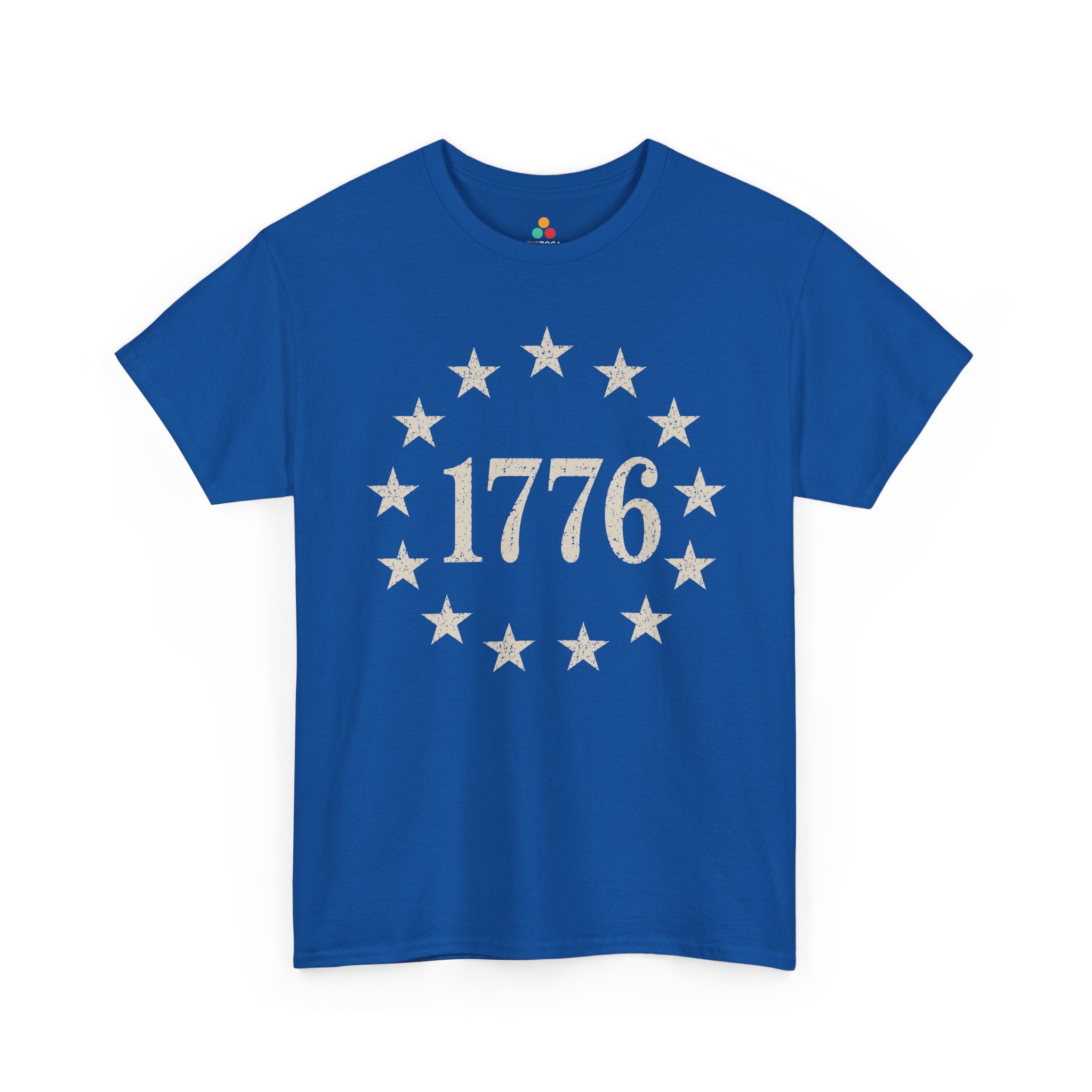 Founding Fathers Shirt 1776 Thirteen Stars Colonial T-shirt Gift TEEZOCA