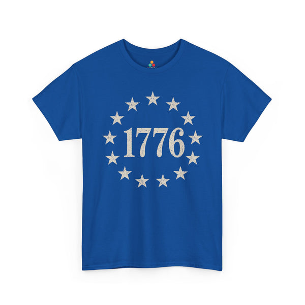 Founding Fathers Shirt 1776 Thirteen Stars Colonial T-shirt Gift TEEZOCA
