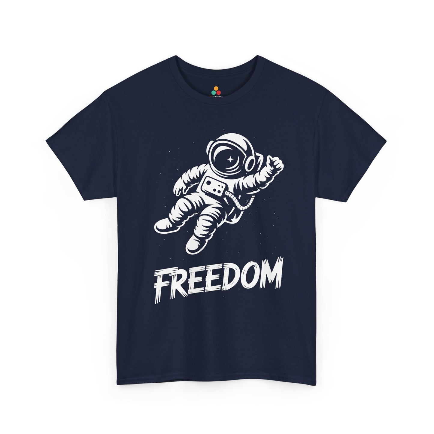 Freedom Astronaut Space Graphic Unisex T-shirt | TEEZOCA 