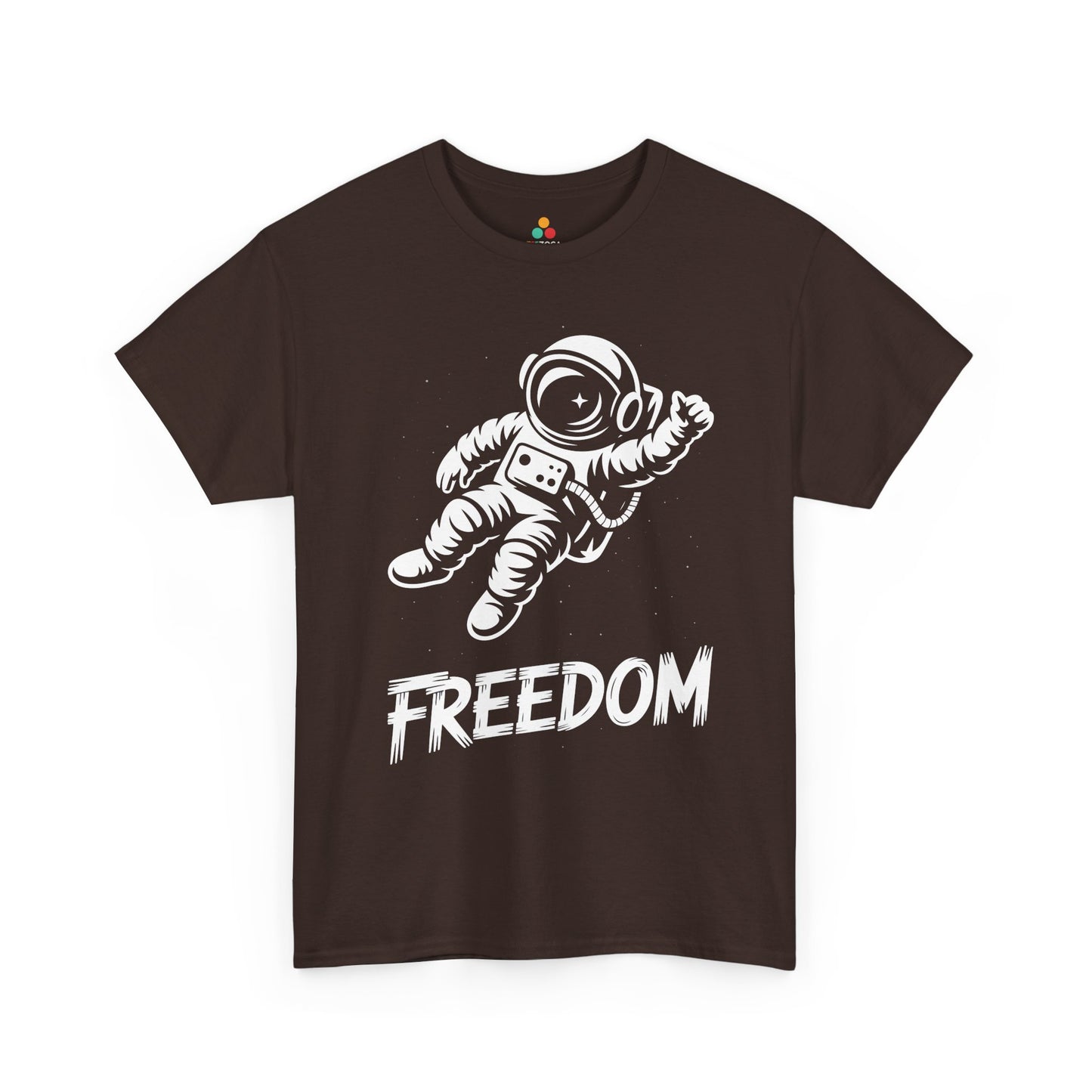 Freedom Astronaut Space Graphic Unisex T-shirt | TEEZOCA 