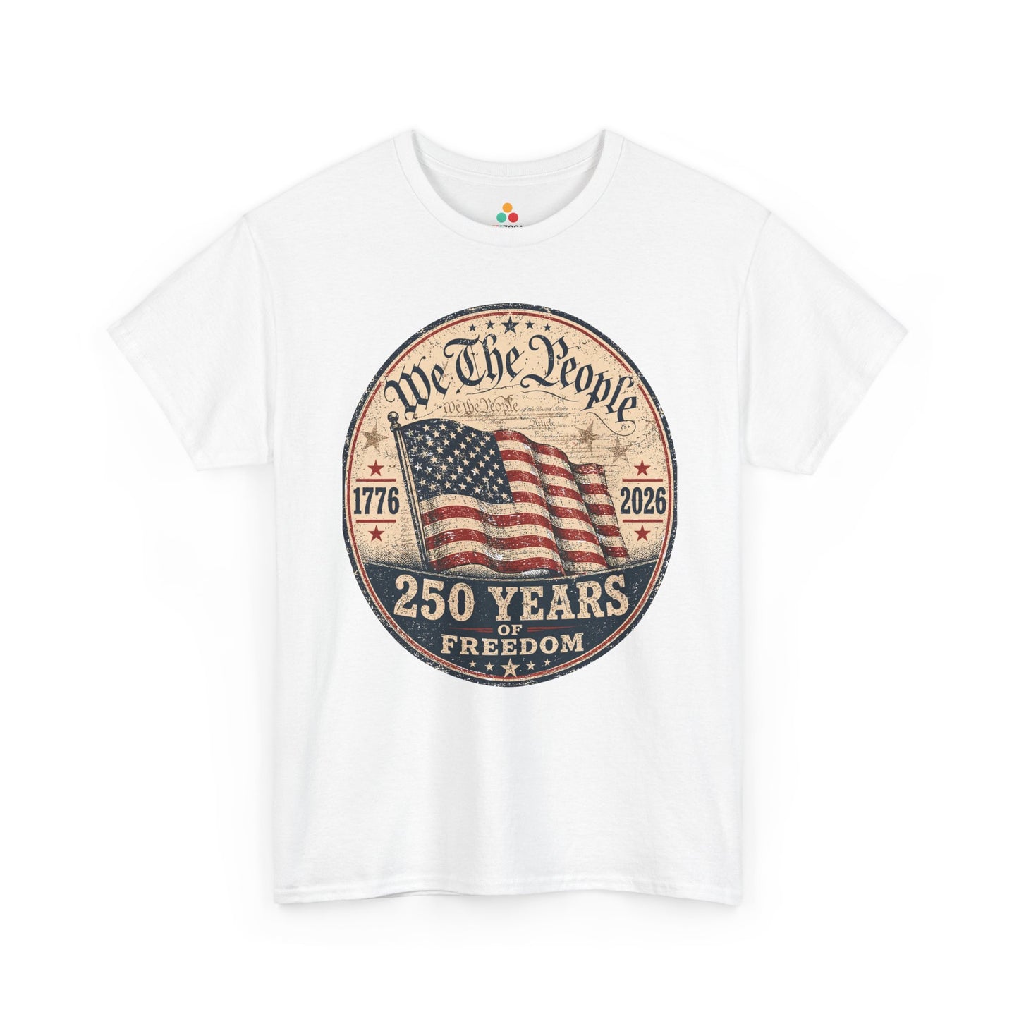 Freedom Shirt — Vintage 250 Years of Freedom T-shirt for 2026 | TEEZOCA 
