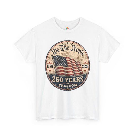 Freedom Shirt — Vintage 250 Years of Freedom T-shirt for 2026 | TEEZOCA 