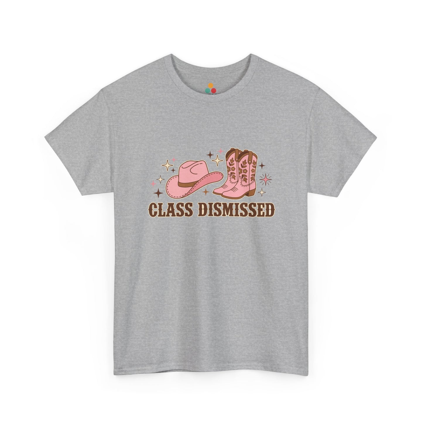 Class Dismissed Western Cowgirl T-Shirt – Pink Boots And Hat Teacher Gift | TEEZOCA 