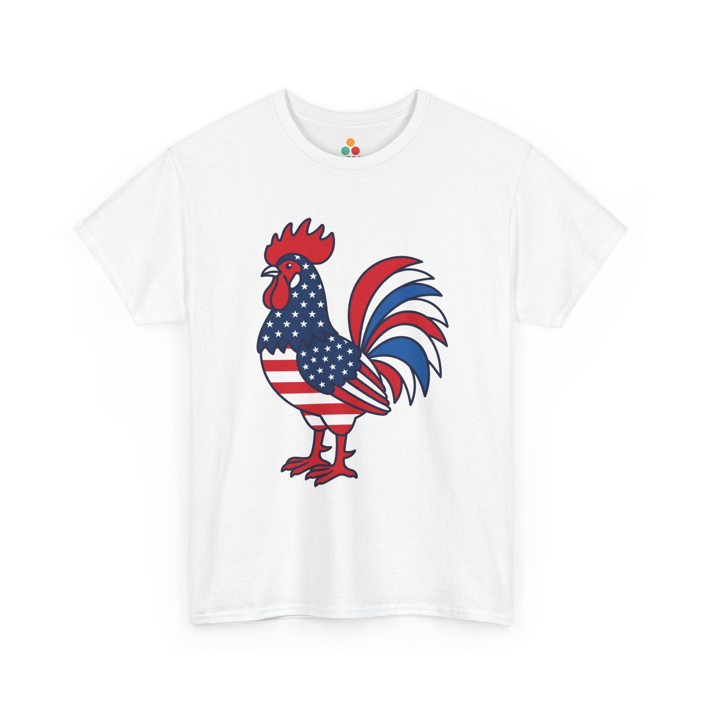 1776 2026 Patriotic American Rooster T-Shirt – USA 250th Anniversary Independence Day Gift | TEEZOCA 