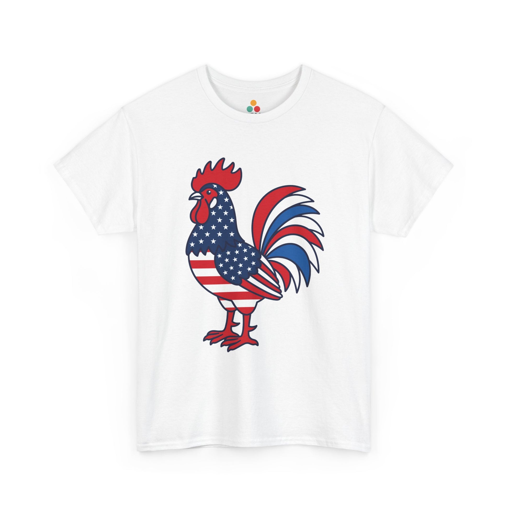 1776 2026 Patriotic American Rooster T-Shirt – USA 250th Anniversary Independence Day Gift | TEEZOCA 