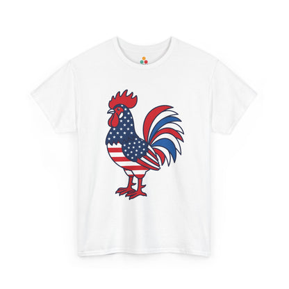 1776 2026 Patriotic American Rooster T-Shirt – USA 250th Anniversary Independence Day Gift | TEEZOCA 