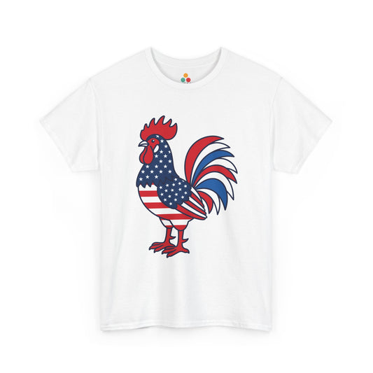 1776 2026 Patriotic American Rooster T-Shirt – USA 250th Anniversary Independence Day Gift | TEEZOCA 