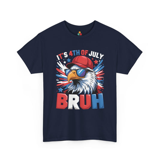 Funny 4th of July Shirt — Bruh Eagle Patriotic T-shirt for Guys | TEEZOCA 