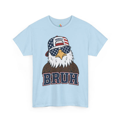 Funny 4th of July Shirt, Merica Eagle Bruh Unisex T-shirt | TEEZOCA 