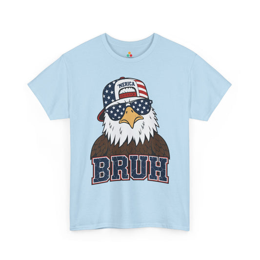 Funny 4th of July Shirt, Merica Eagle Bruh Unisex T-shirt | TEEZOCA 