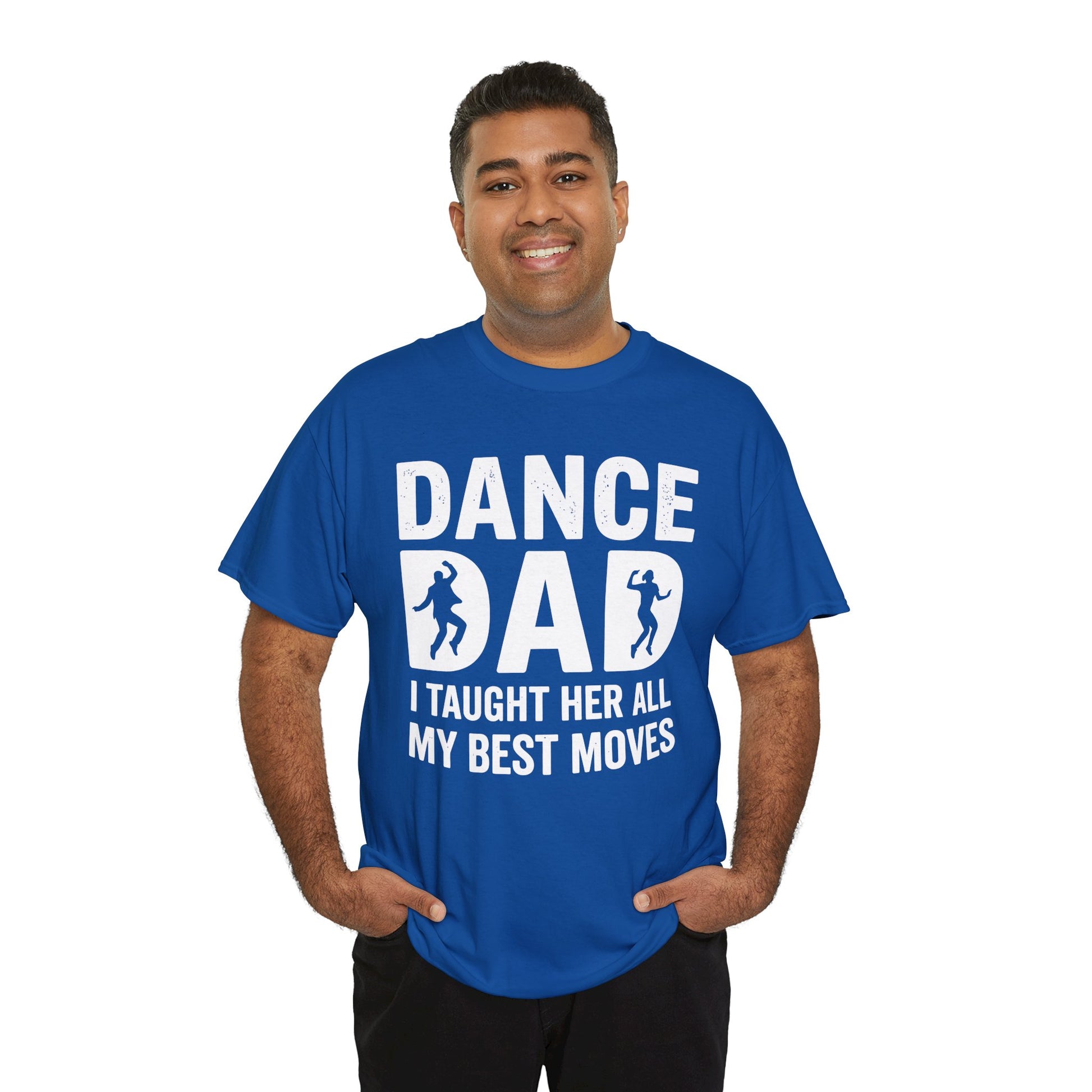 Funny Dance Dad Shirt Father Daughter Gift Unisex T-shirt Idea | TEEZOCA t-shirt featuring Funny Dance Dad Shirt Father Daughter Gift artwork for proud dads of dancers and recital-day humor.

