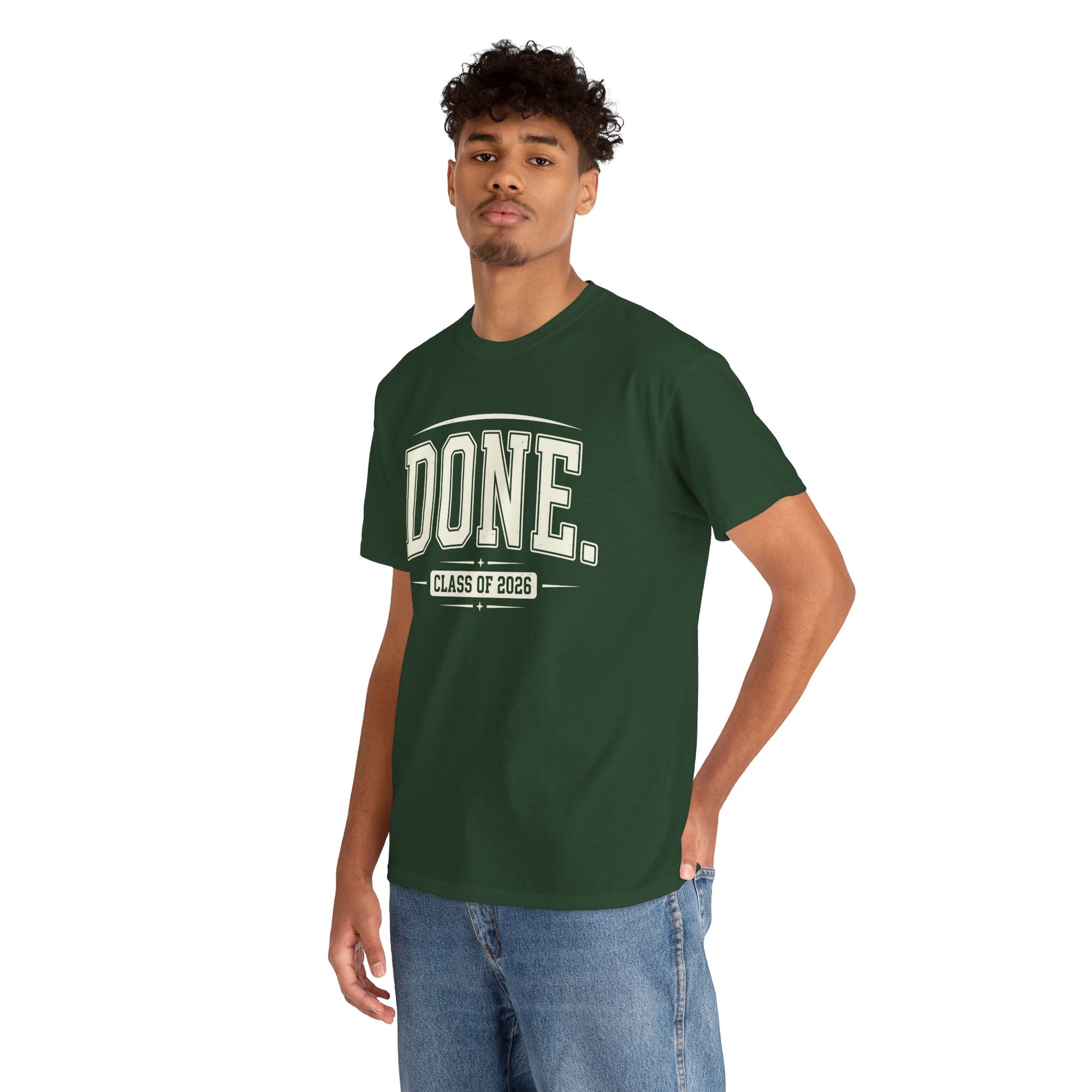 Funny Graduation Shirt Class of 2026 Done Unisex T-shirt Gift | TEEZOCA 