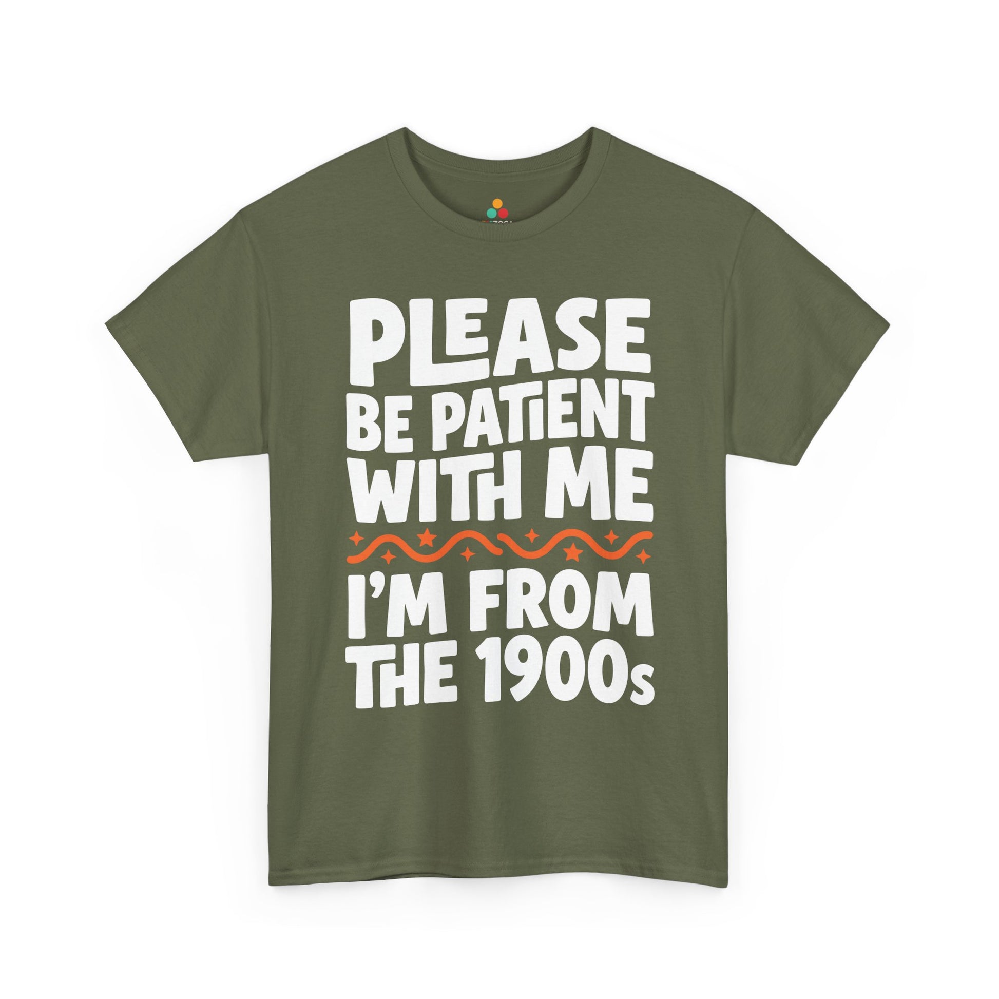 Funny I’m From the 1900s Unisex T-shirt Please Be Patient Retro Humor | TEEZOCA 