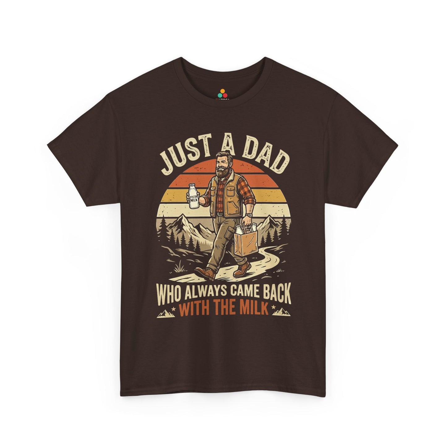 Funny Just A Dad Who Always Came Back Unisex T-shirt Gift | TEEZOCA 