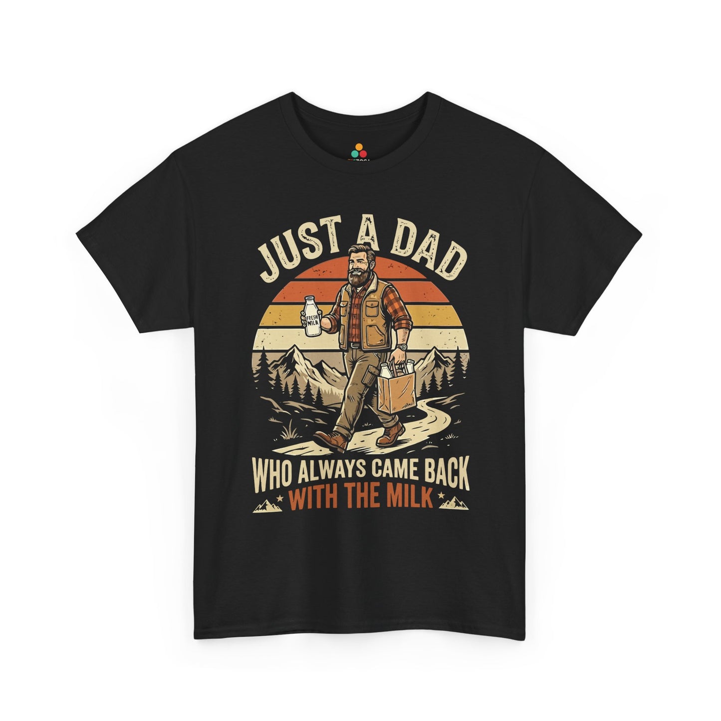 Funny Just A Dad Who Always Came Back Unisex T-shirt Gift | TEEZOCA 