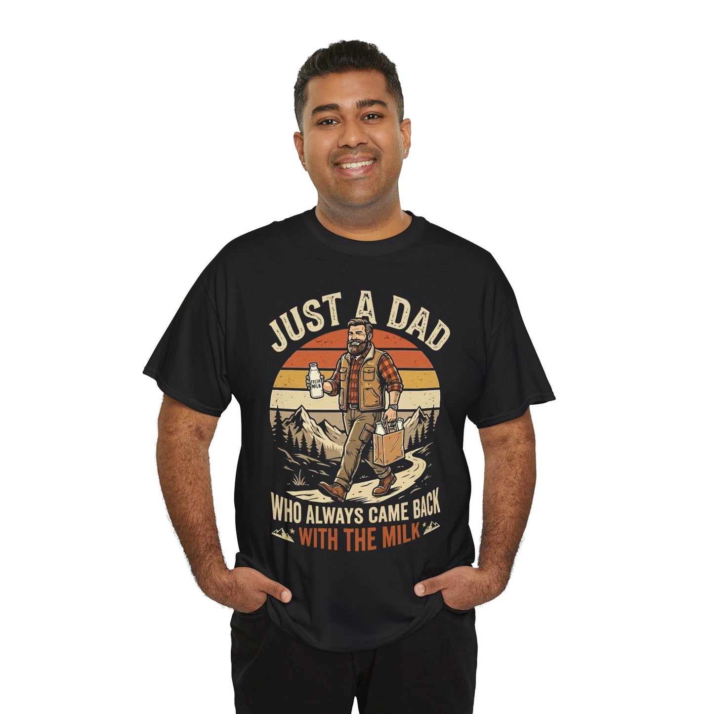 Funny Just A Dad Who Always Came Back Unisex T-shirt Gift | TEEZOCA 