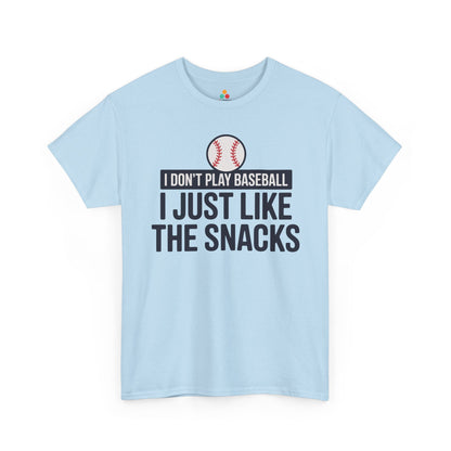 Funny baseball t shirts design from TEEZOCA for parents, fans, and casual ballpark snack lovers.
