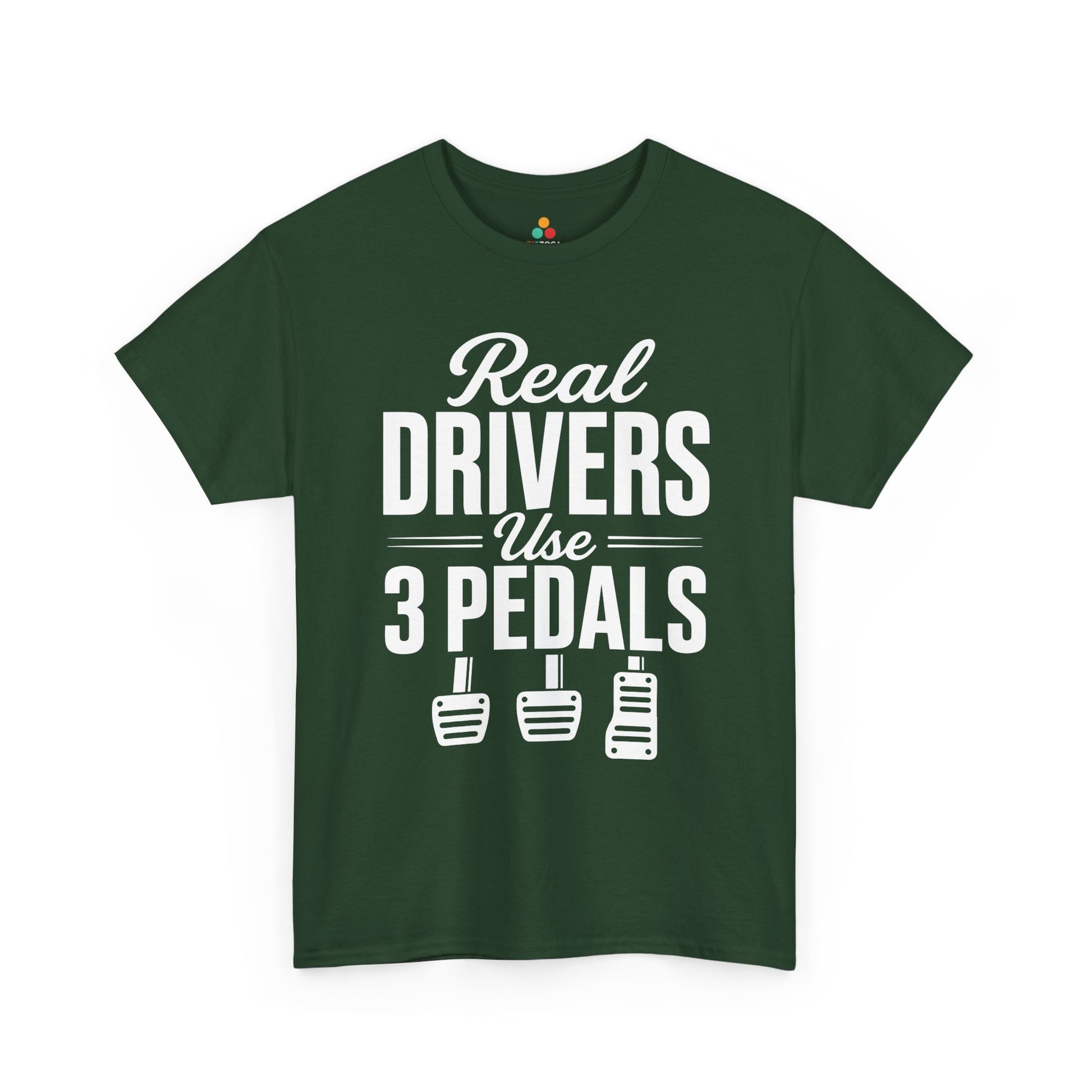 Real Drivers Use 3 Pedals Unisex T-shirt TEEZOCA Car Guy Gift