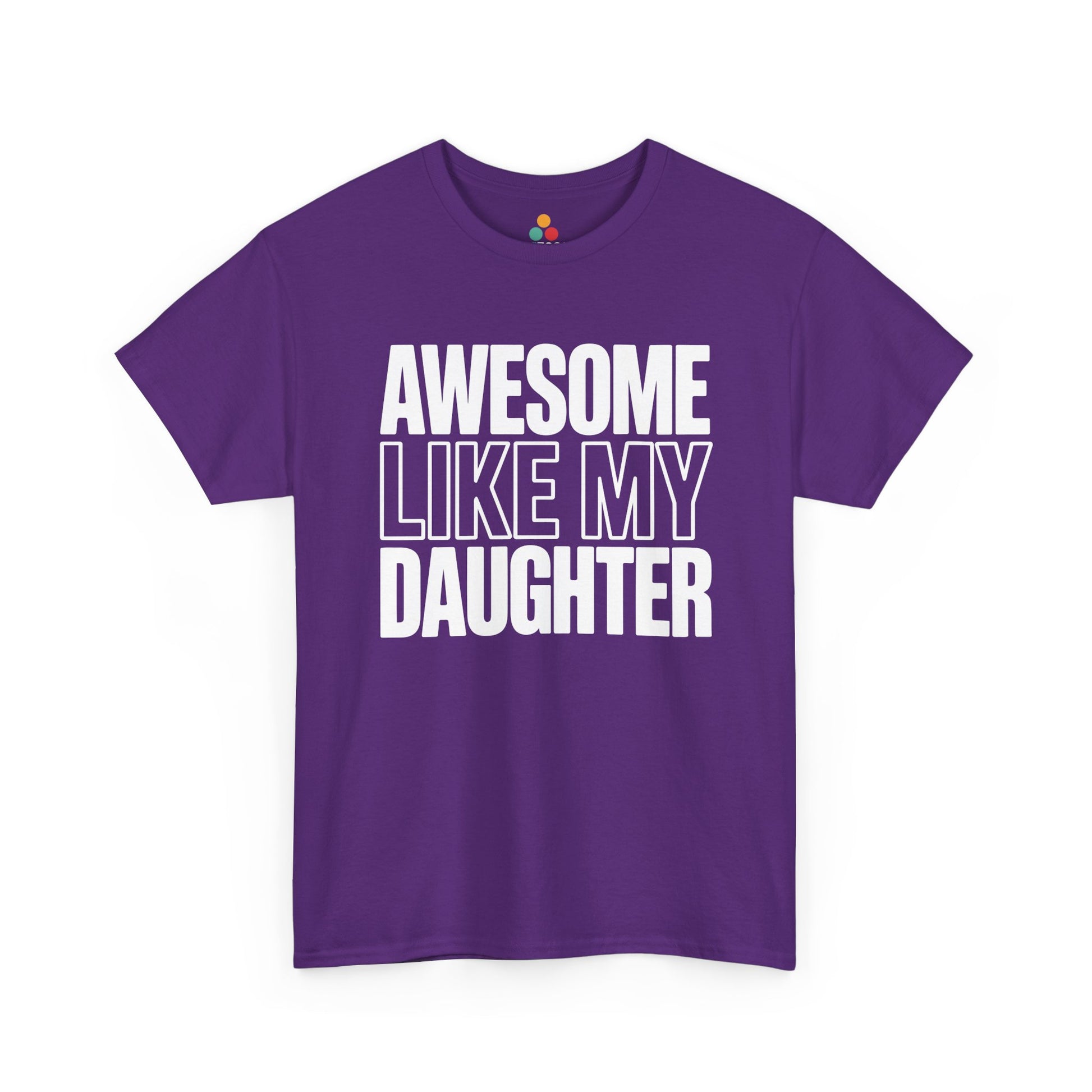 Funny fathers day shirts design from TEEZOCA with bold dad humor and daughter pride message.
