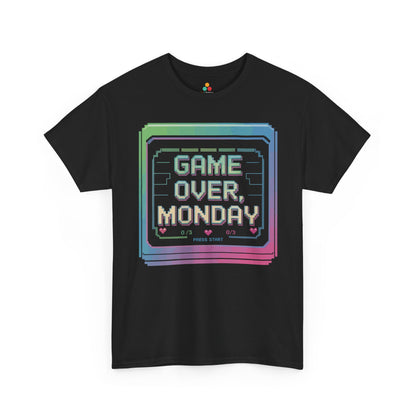 Game Over Monday Retro Gamer Humor Unisex T-shirt | TEEZOCA 