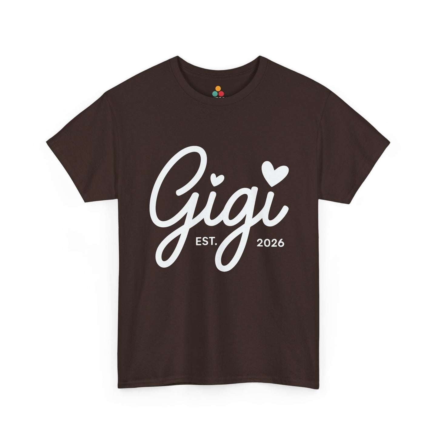 Gigi Est 2026 T-Shirt – Cute New Grandma Gift | TEEZOCA 