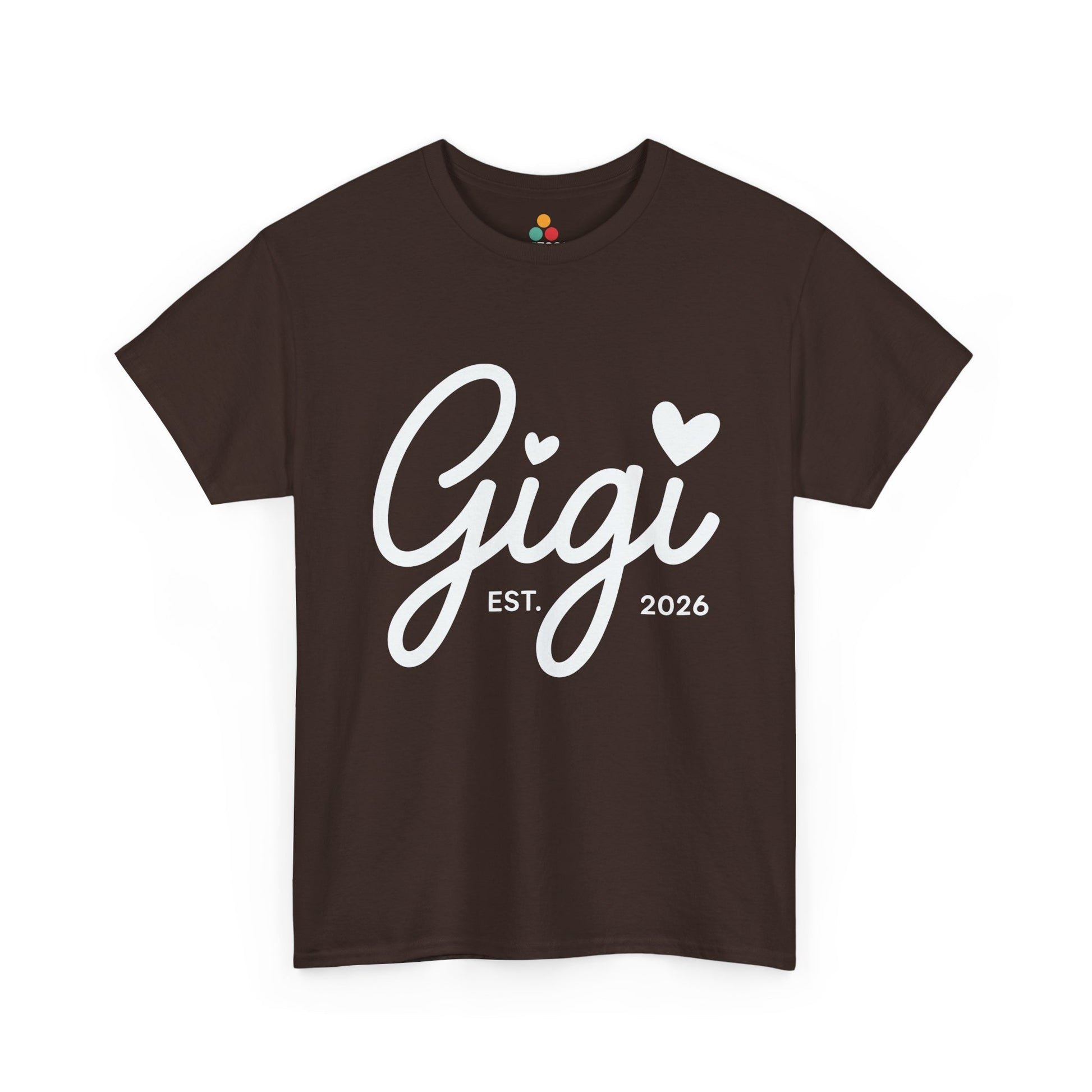 Gigi Est 2026 T-Shirt – Cute New Grandma Gift | TEEZOCA 