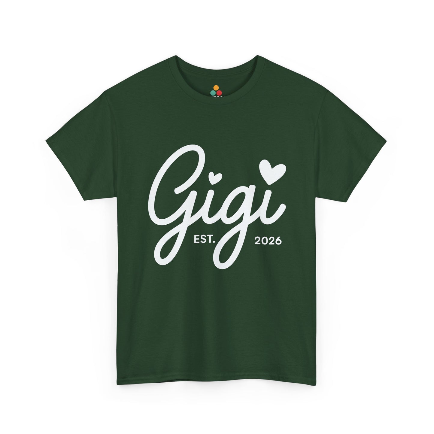 Gigi Est 2026 T-Shirt – Cute New Grandma Gift | TEEZOCA 