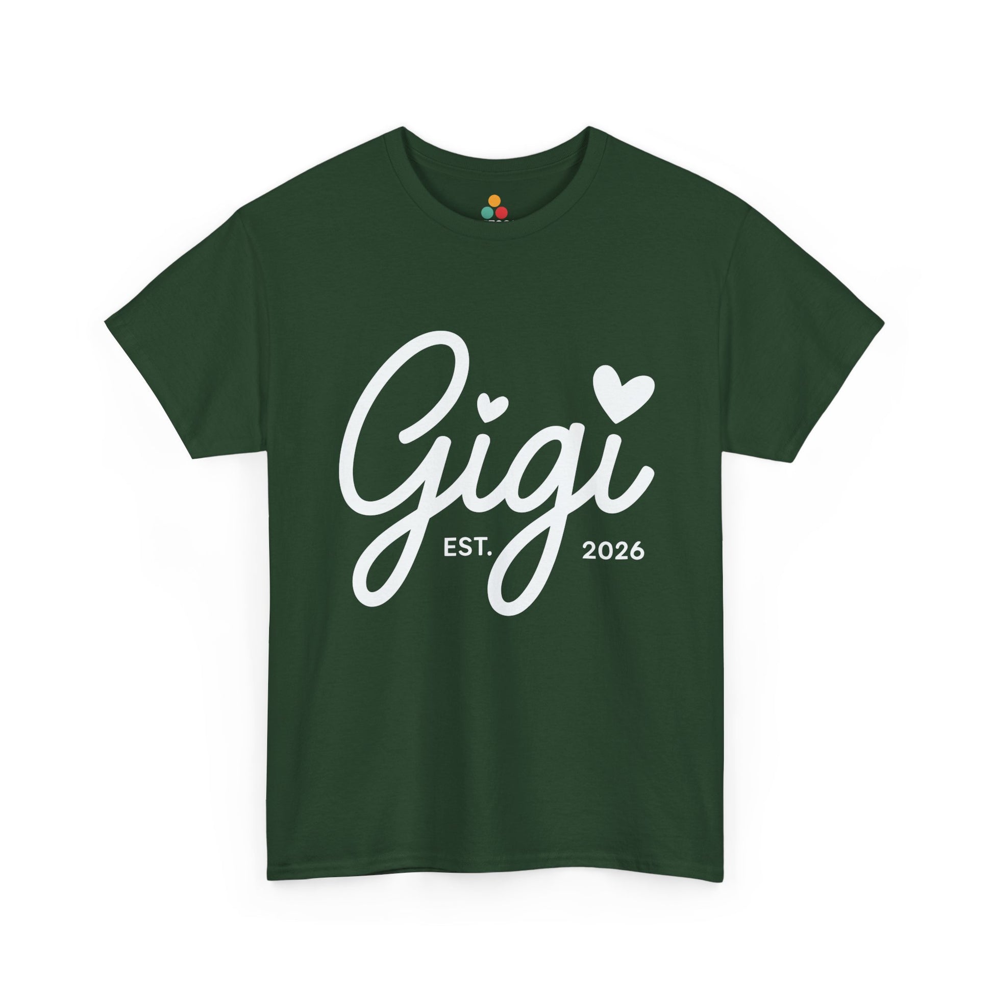 Gigi Est 2026 T-Shirt – Cute New Grandma Gift | TEEZOCA 
