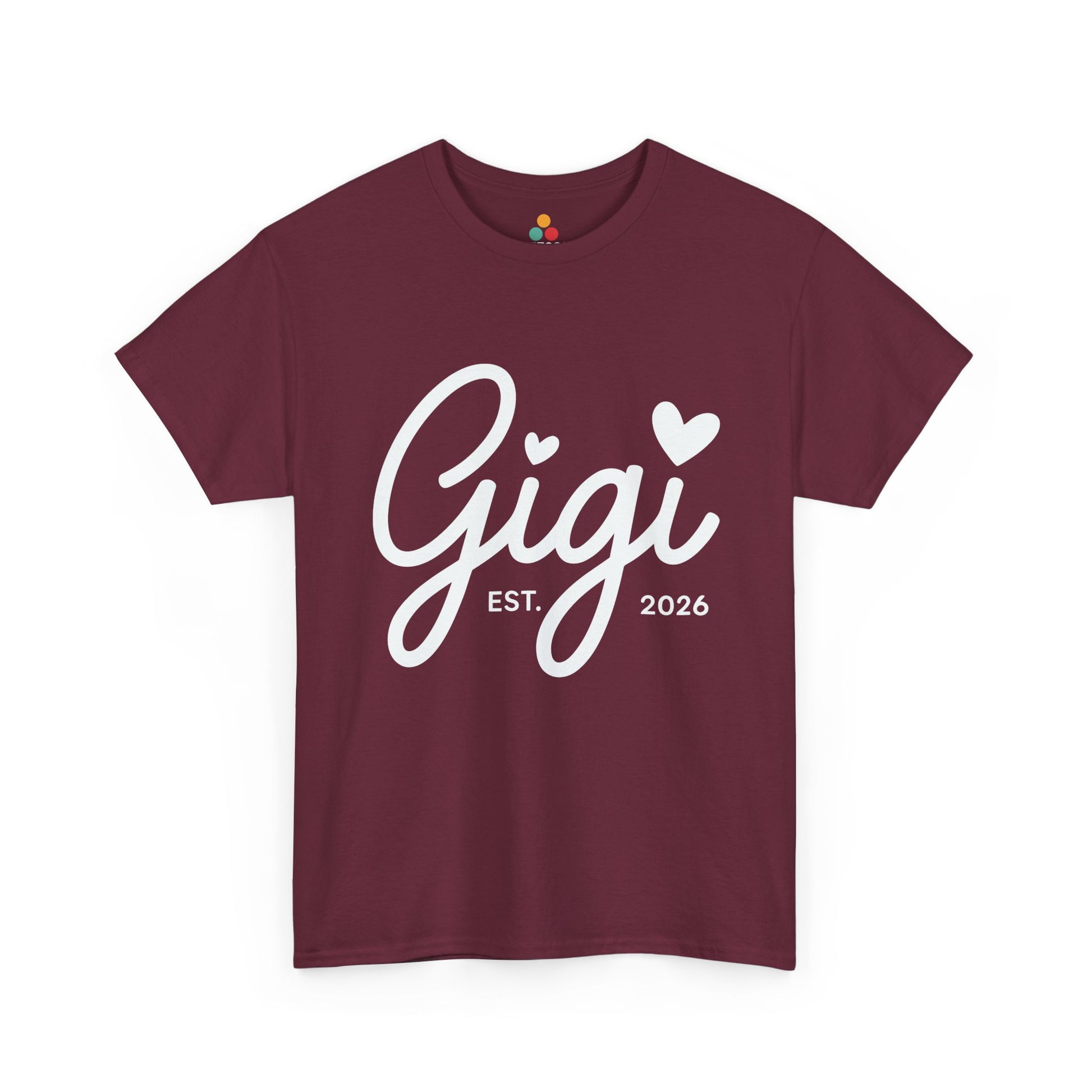 Gigi Est 2026 T-Shirt – Cute New Grandma Gift | TEEZOCA 