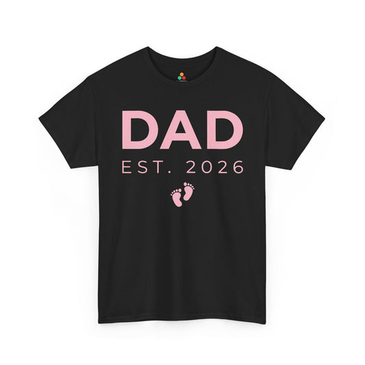Girl Dad 2026 Unisex T-shirt New Dad Baby Girl Announcement | TEEZOCA 