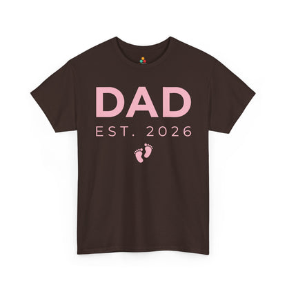 Girl Dad 2026 Unisex T-shirt New Dad Baby Girl Announcement | TEEZOCA 