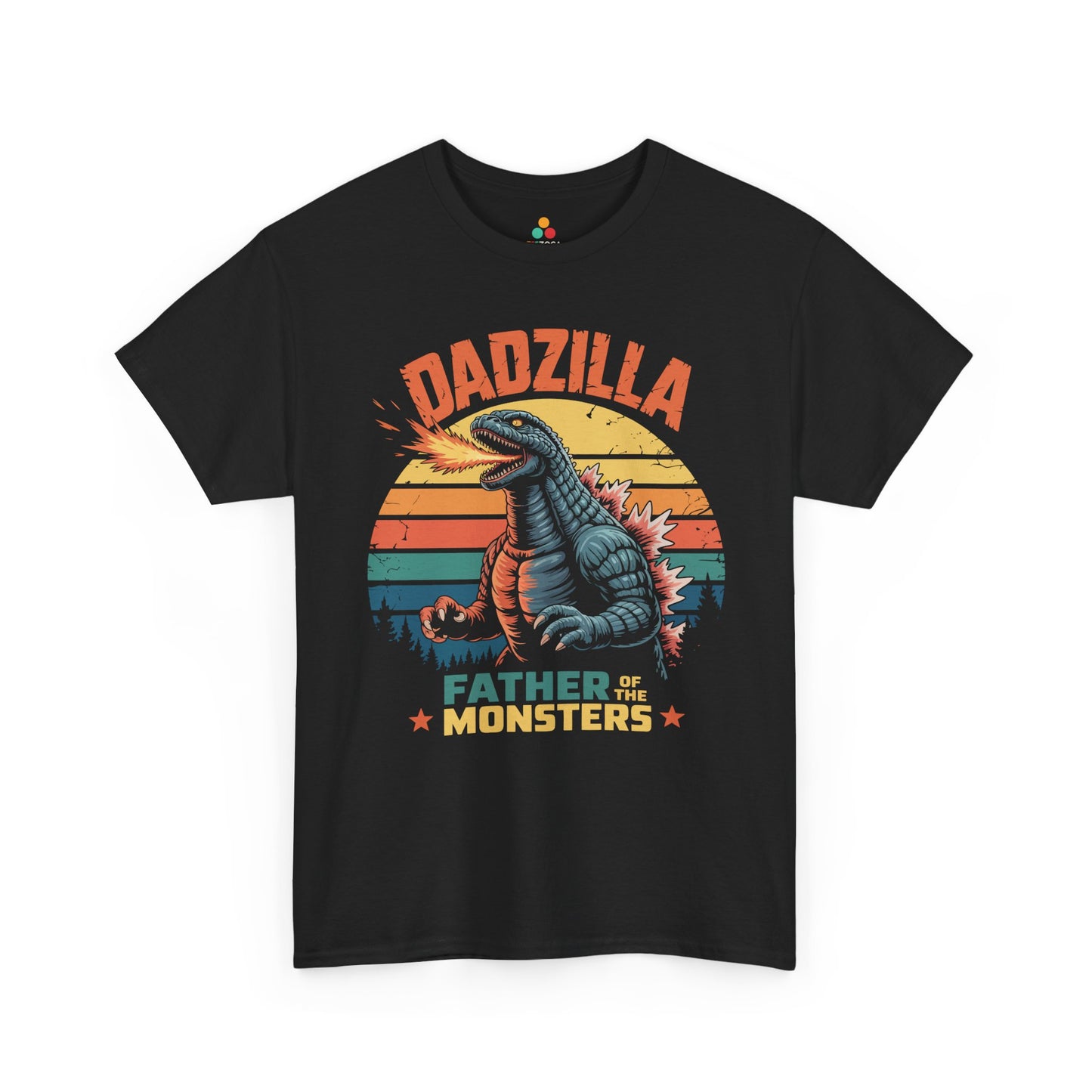 Godzilla Dadzilla Father of the Monsters Unisex T-shirt | TEEZOCA Dadzilla Father of the Monsters Unisex T-shirt