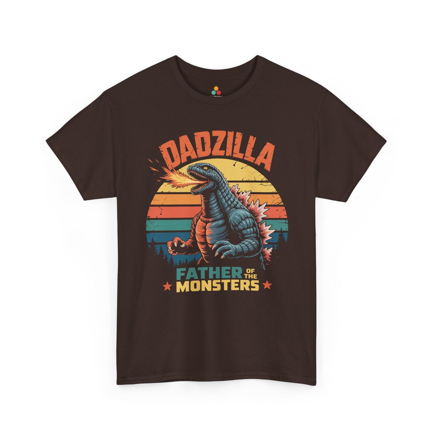 Godzilla Dadzilla Father of the Monsters Unisex T-shirt | TEEZOCA bold kaiju inspired dad Unisex T-shirt