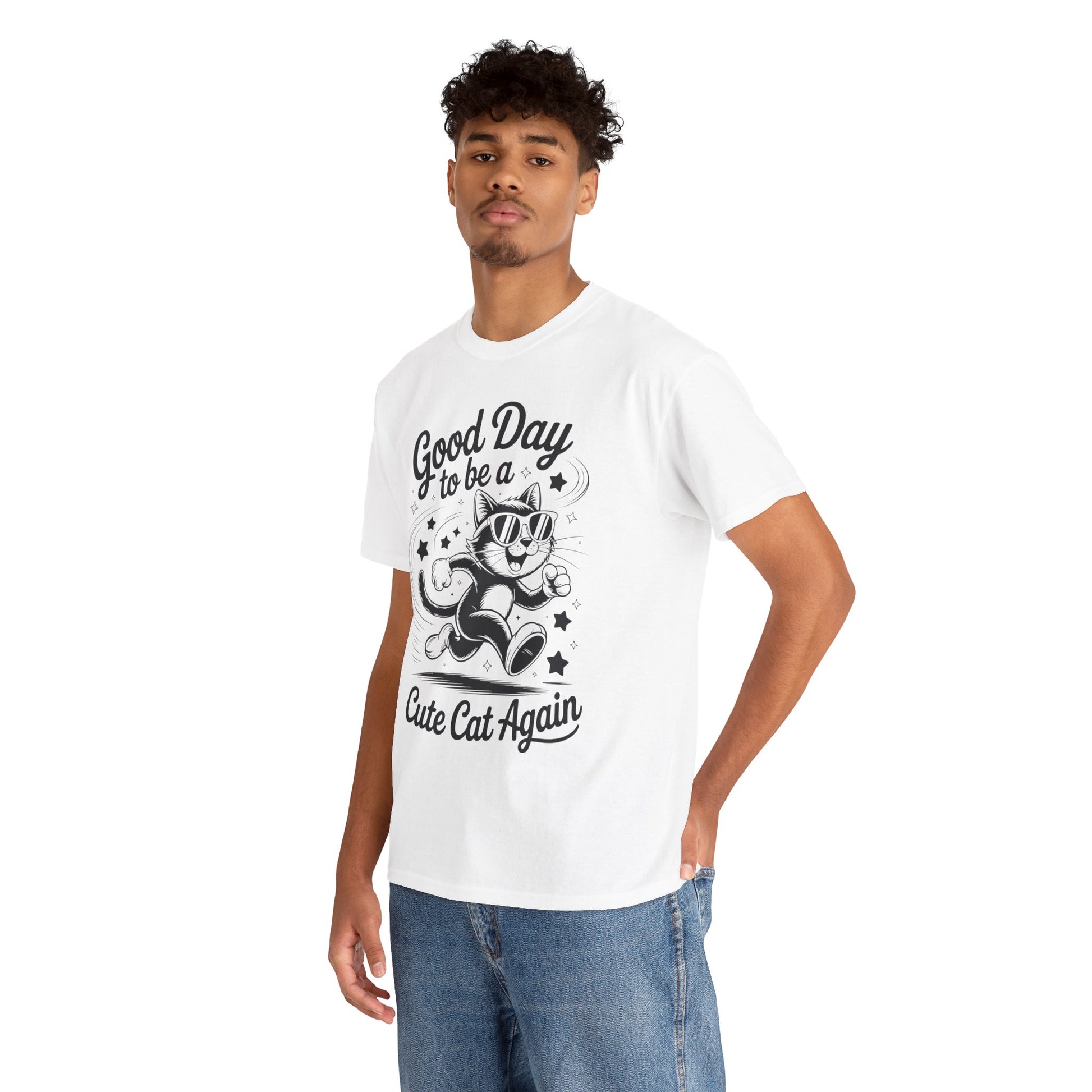 Good Day to Be a Cute Cat Again Unisex T-shirt | TEEZOCA 