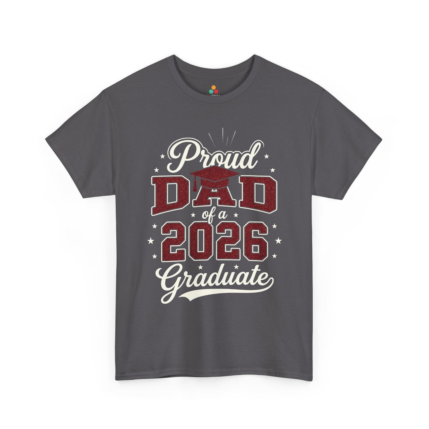 Proud Dad of a 2026 Graduate Unisex T-shirt Graduation Gift | TEEZOCA 