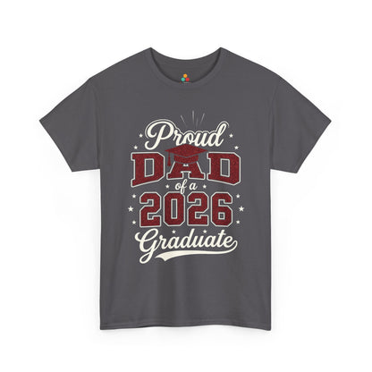 Proud Dad of a 2026 Graduate Unisex T-shirt Graduation Gift | TEEZOCA 
